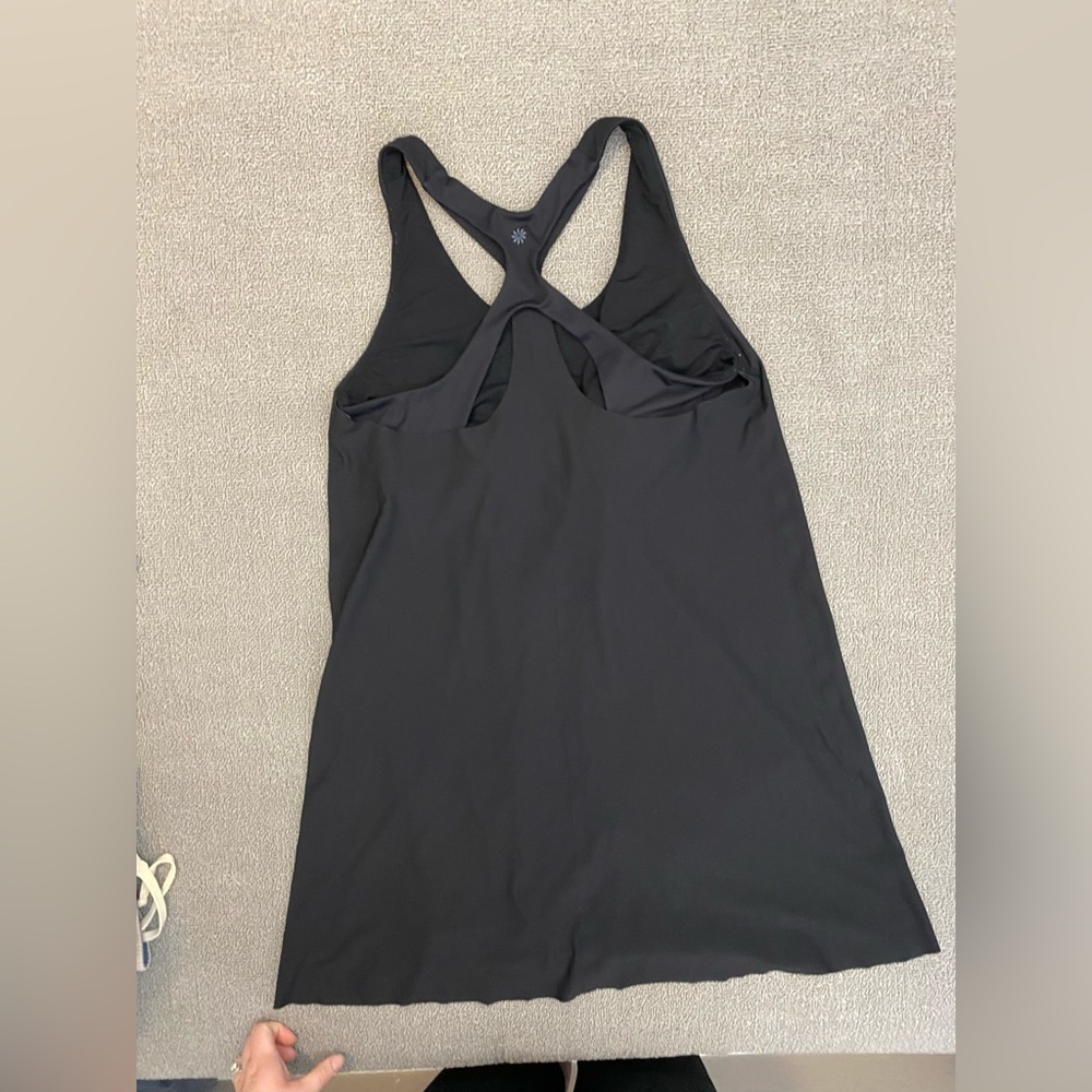 Athleta Medium Black 2 in 1 Ultimate Support Dress- Performance Athleisure - Picture 4 of 8